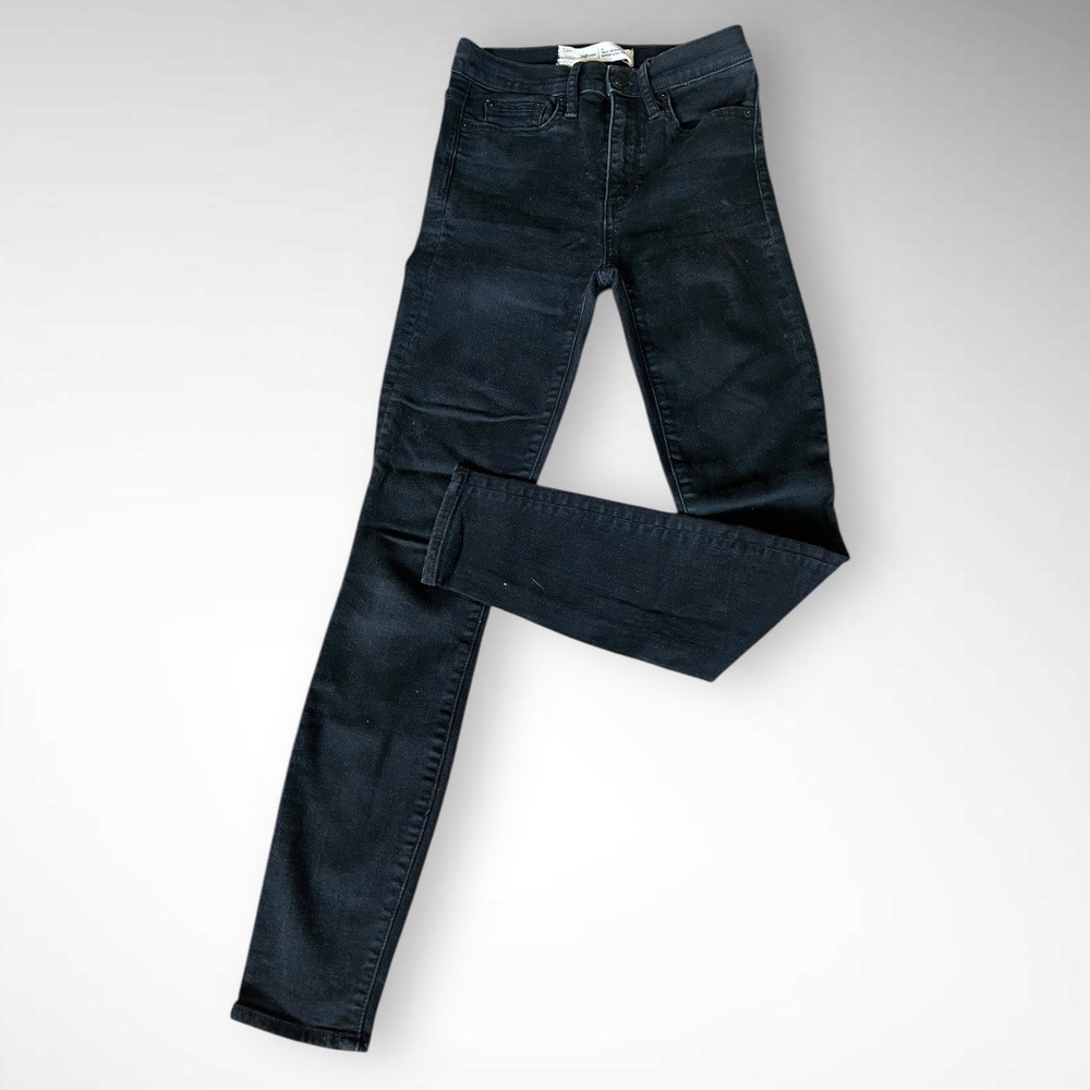 GAP‎ Women's Black True Skinny Super High Rise Jeans Size 24 | EUC
